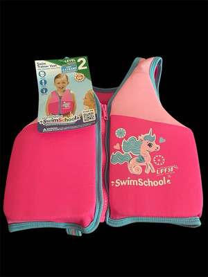 Aqua Leisure The Original Swim School Swim Trainer Vest 2-4 Years NWT Unicorn 