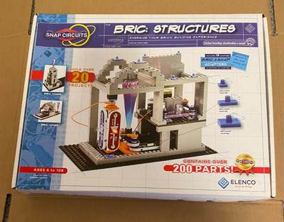 Snap Circuits BRIC: Structures Brick and Electronics Kit Over 20 STEM Projects