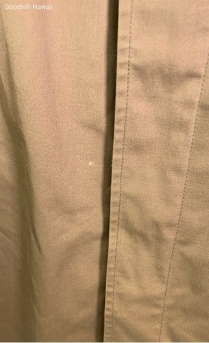 LONDON FOG Brown Long Sleeve Button Coat/Jacket w/ COA Men - Size MEDIUM - Picture 3 of 7