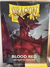Dragon Shield Matte Sleeves 100ct - Blood Red