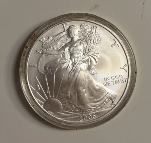 2006 American Silver Eagle 1 Dollar – 1 oz Fine Silver Coin - Collectible