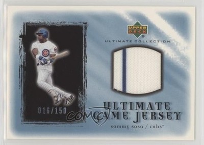 2001 Upper Deck Ultimate Collection Game Jerseys 16/150 Sammy Sosa #U-SS 2d9