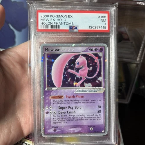 PSA 7 2006 Pokemon Holon Phantoms Mew EX