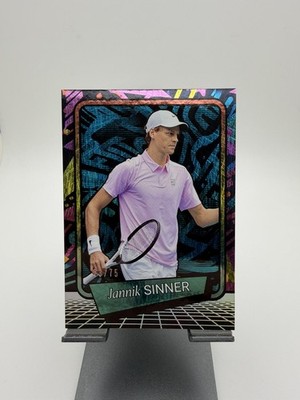 2026 Panini Decades Pop Culture 90s Jannik Sinner Teal Parallel /75