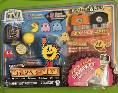 Namco Ms. Pac-Man Plug & Play Super Value GameKey Mega Pack