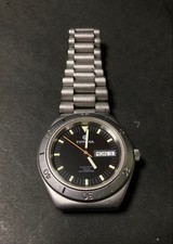 Montre automatique homme Tutima Pacific réf.670 en acier inoxydable modèle pr...