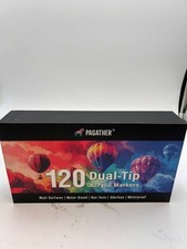 Pagather 120 Colors Dual Tip Acrylic Paint Markers, Waterproof, Box Set NEW 