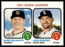 2022 Topps Heritage Liam Hendriks/Mark Melancon Chicago White Sox/San Diego