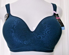 Bali Comfort wireless Bra Size 40D Style DF3463 Dark Blue