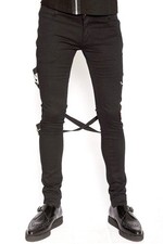 Tripp NYC Chaos Bondage Pants Black - Bondage Pants, Goth, Rave, Punk