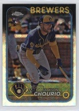 2024 Topps Chrome Logofractor Edition Jackson Chourio #161 0fz3