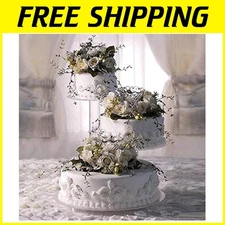 3 Tier Acrylic Wedding Cake Stand Set