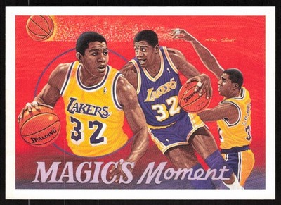 Magic's Moment 1991-92 Upper Deck #29 Los Angeles Lakers