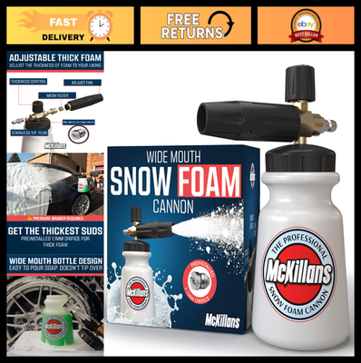 #ad Foam Cannon for Pressure Washer Adjustable Snow Foam Lance amp; Soap Dispenser $96.99