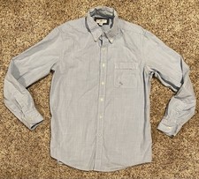 Mens Blue Slim Fit Buttonup Shirt Club Room Size M