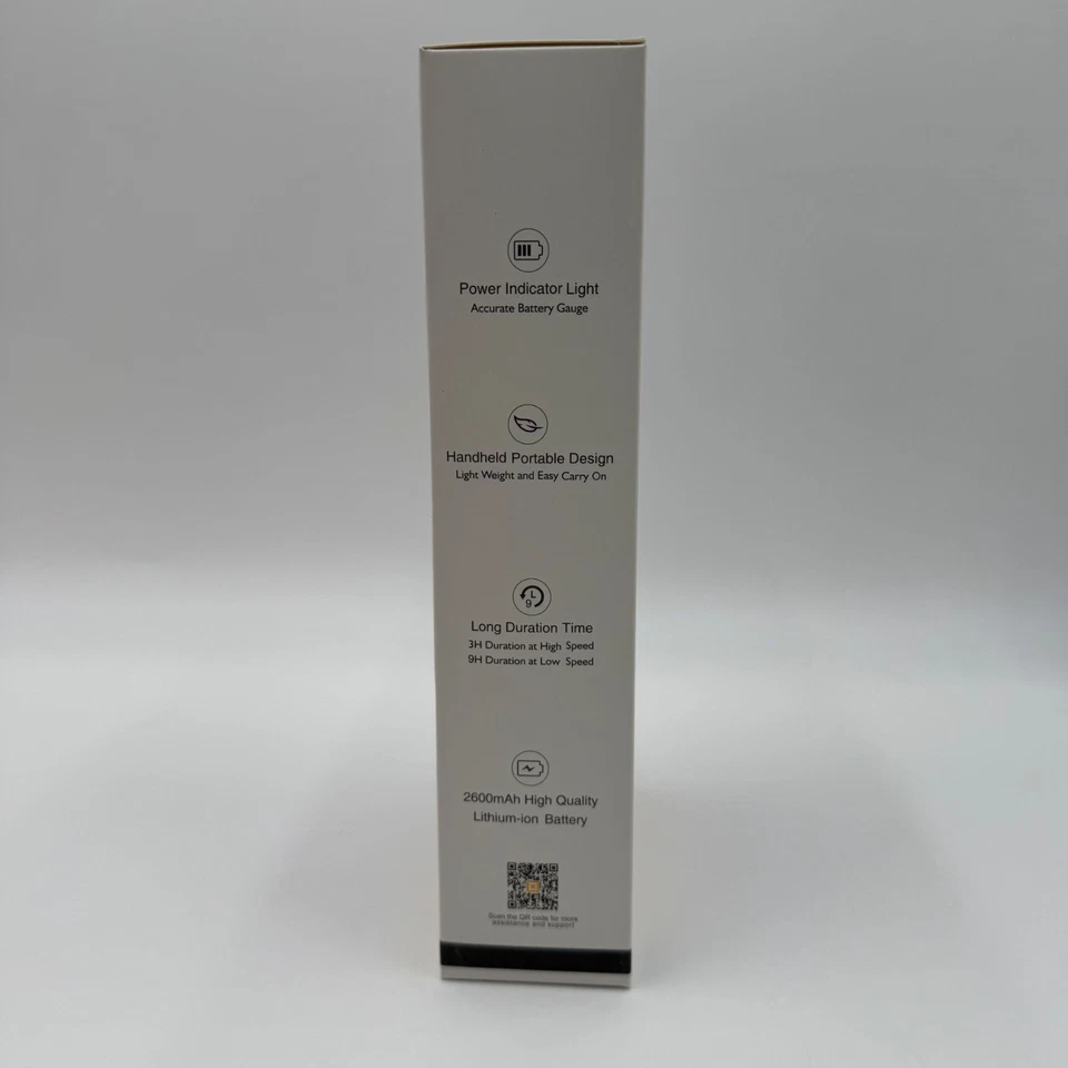 Mini ventilador portátil recargable Geek Aire 6 aspas 5 velocidades con banco de energía Foto 4 de 4