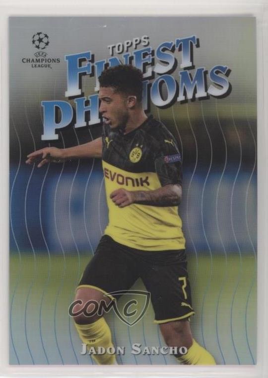 2019-20 Topps Finest UEFA Champions League Phenoms Jadon Sancho #FP-JS 00gy