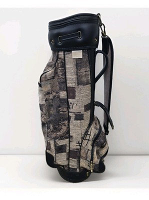 VTG Lady Mizuno Miz Collection Golf Bag Tapestry Leather 6-Way