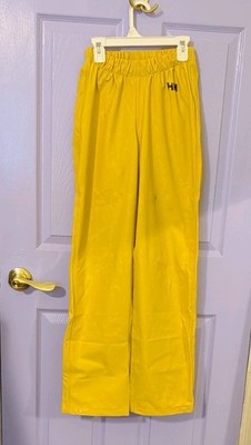 Women's Size XS Helly Hansen 344 Essential Yellow Moss Waterproof Rain Pants