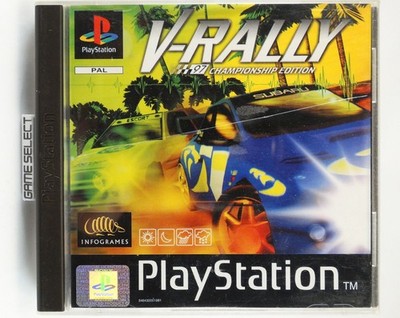 V-RALLY 97 CHAMPIONSHIP EDITION PlayStation 1 PS1 PAL Komplett