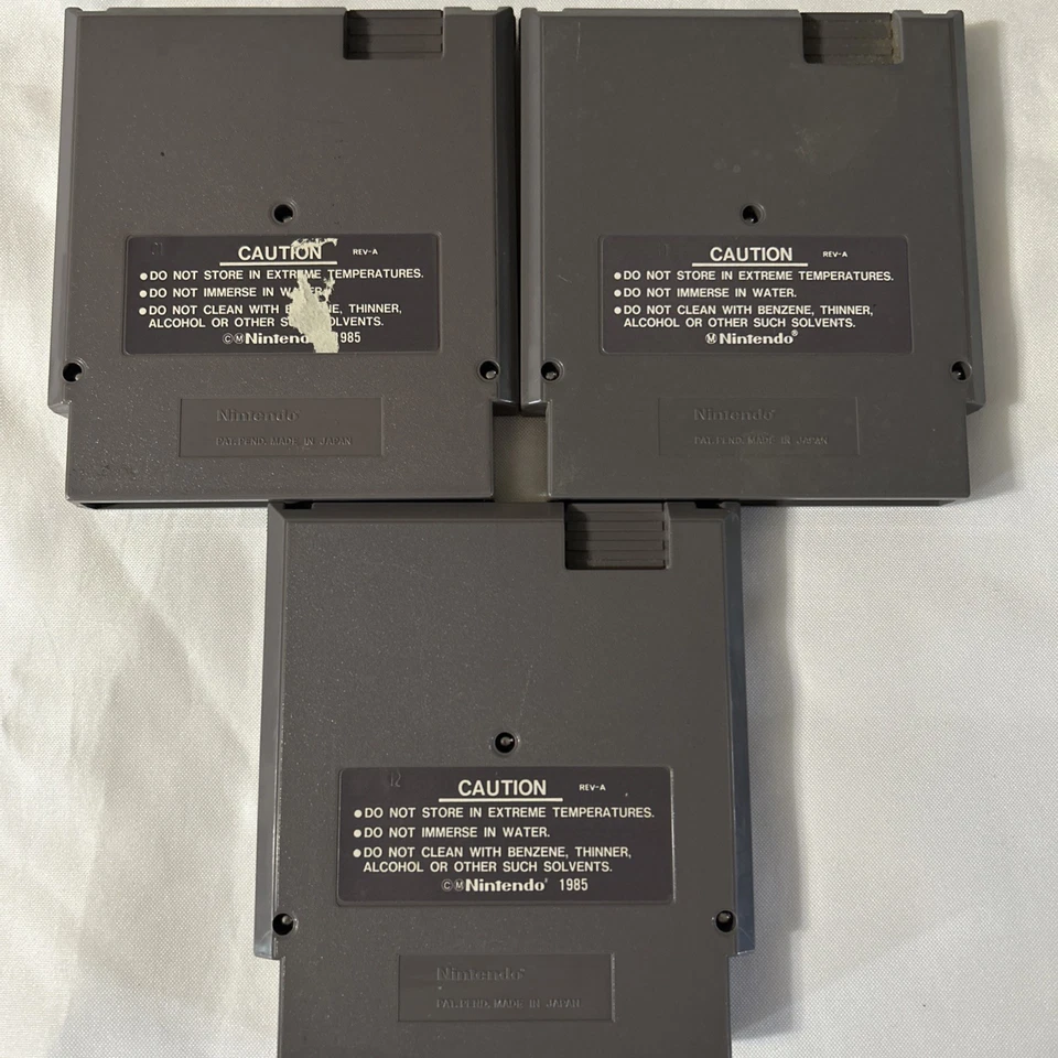 Vintage Nintendo Mixed Lot of 3 Games.  Dick Tracy, Xevious, And Air  Fortress - Image 2 of 2