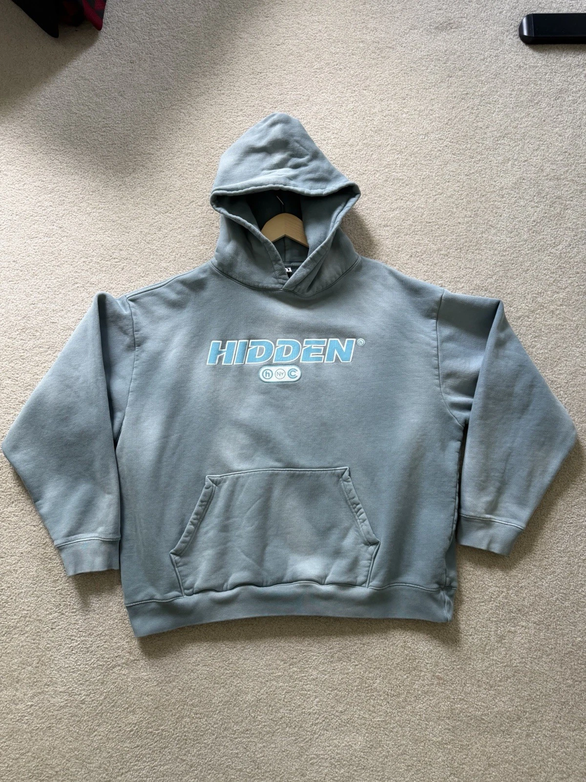 Hidden NY Medford Vintage Wash Sports-center Hoodie - Size XL