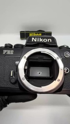 ⏯️[ Near MINT w/ Strap ] Nikon FE2 Black 35mm SLR Film Camera