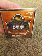 GHS PF140 JD Crowe Signature Set Banjo Strings; 5-String light gauges