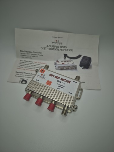 Antennas Direct CDA4 HDTV Drop Amplifier Coax Signal Booster