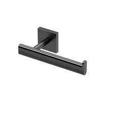4053MX Elevate Bathroom Single Post Euro Style Holder, Matte Black