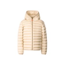 Save The Duck Girl's Puffer Jacket Size 6 NWT Color Iris With Zipper Hoodie
