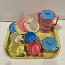 VTG 1988 GOWI Tea Party Play Set  COMPLETE 13 Piece  Austria HTF