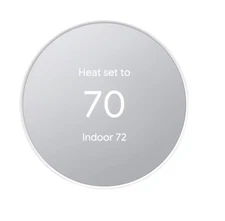 Google Nest G4CVZ Programmable Wi-Fi Thermostat - Fog Gray