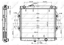 RADIATOR ENGINE COOLING FITS: TOYOTA TACOMA VI PICKUP 2.5 D-4D .TOYOTA HILUX