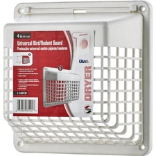 Lambro 4 In. White Plastic  Hinged Vent Guard 1491WG Lambro 1491WG 4 In.