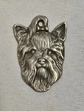 Radcliffe Pewter 1982 Vintage Yorkshire Terrier Pendant