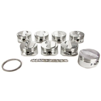 JE PISTONS SBC Domed Piston Set 4.155 Bore +3cc- 173586