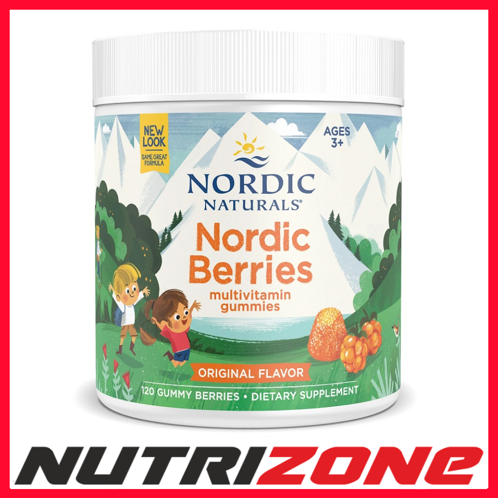 Nordic Naturals Berries Multivitamin, Original Flavor - 120 gummy berries