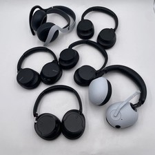 Lot of 6 Sony Headsets NOT WORKING FOR PARTS - READ