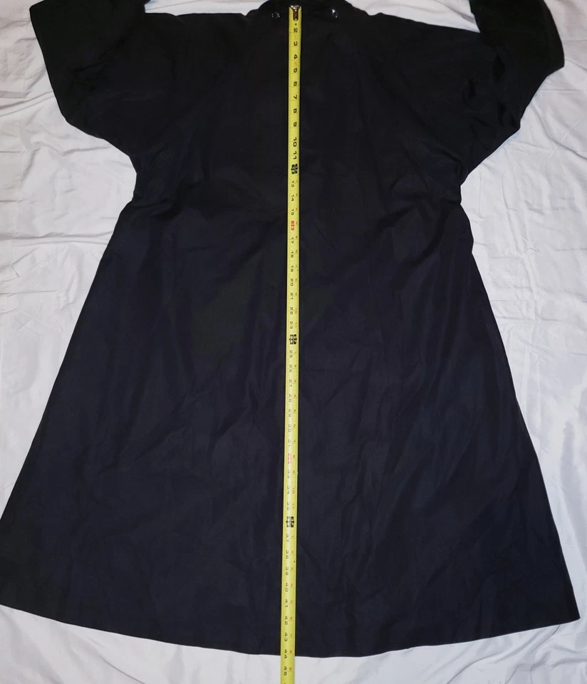 Impermeable RainShedder vintage para mujer con forro a cuadros de tweed extraíble sin... Foto 3 de 4