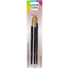 Testors 281205 Premium Brushes Flat Brushes