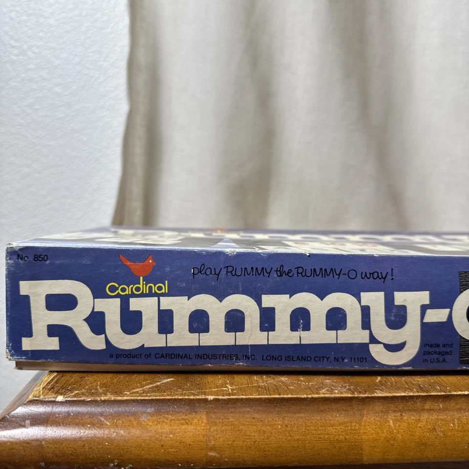 Juego de Azulejos Rummy-O De Colección por Cardinal Edición Coleccionista 850 COMPLETO Hecho en EE. UU. Foto 4 de 4