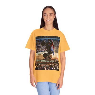 More Love No Hate Nation T-shirt | Monster Truck Stunt Graphic