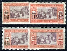 SENEGAL 1922 YVERT 91-94 ** MINT IMMACULATE OVERPRINTS (F4103