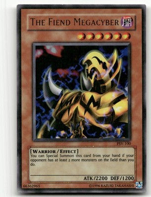 The Fiend Megacyber #PSV-100 (LP) Pharaoh's Servant PSV YuGiOh
