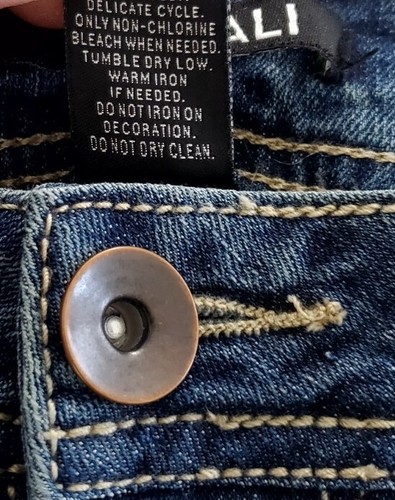 ROSE & ALI SZ 16 Average Stretch Women's Denim Dark Blue Jeans 38" waist - Picture 7 of 12