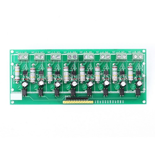 NEW Optocoupler Isolation Voltage Test Board 8 Channel AC 220V MCU TTL for PLC - Picture 1 of 9