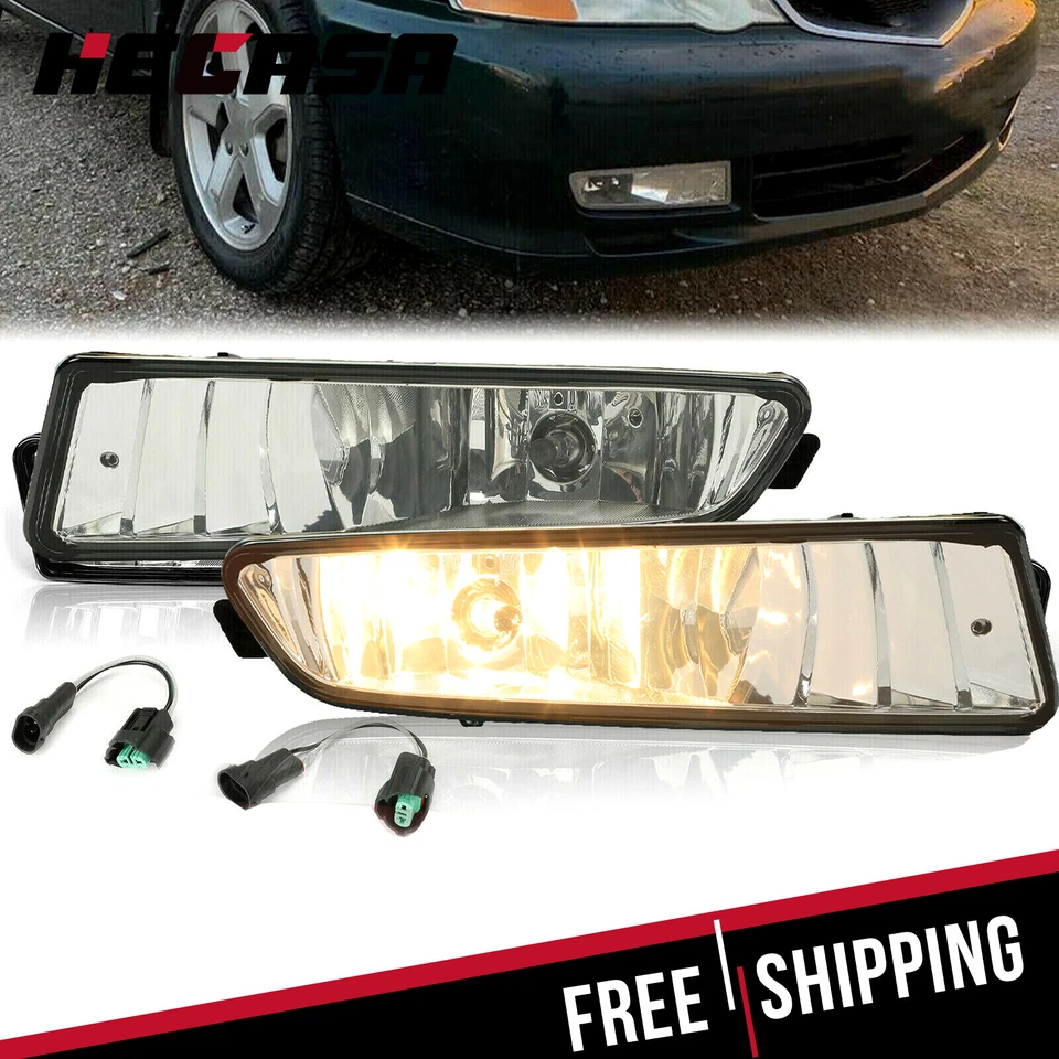 Luces antiniebla de parachoques para Acura TL 2002-2003 + par de bombillas de repuesto Foto 3 de 4