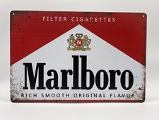 Blechschild Marlboro 20x30cm Nostalgie Retro Reklame Vintage Geschenk Deko Tabak