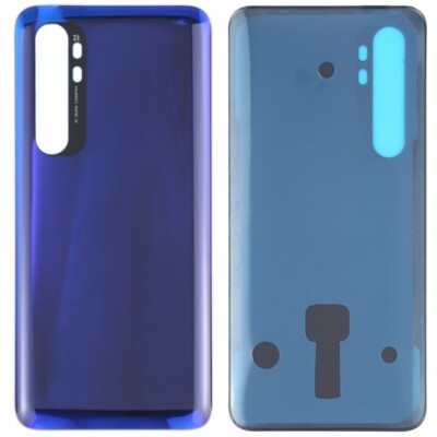 Batterieabdeckung Für Xiaomi Mi Note 10 Lite Rückseite Glas Lila Nebula Blau